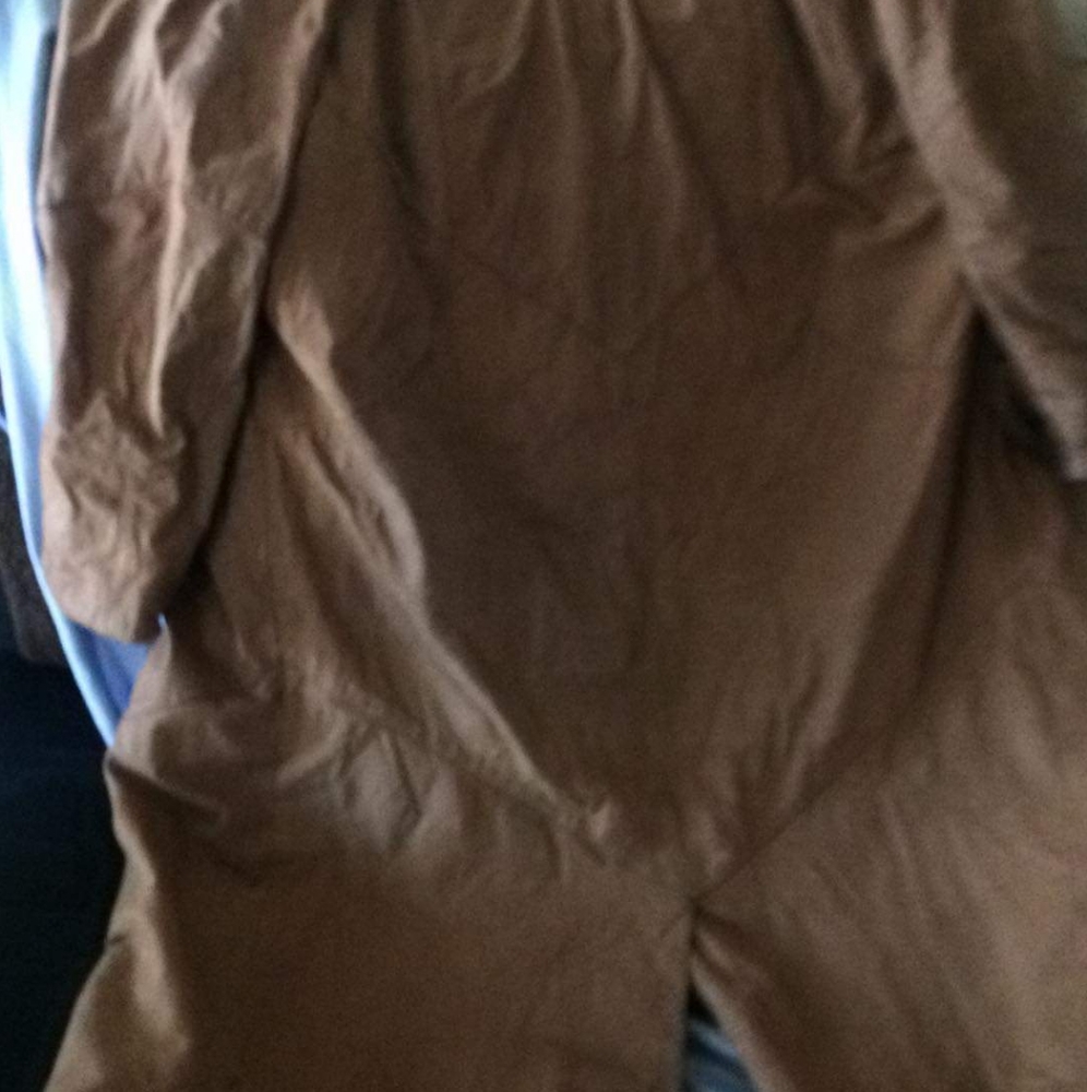 Leather trench coat